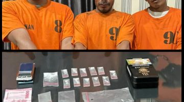 Polres Tanah Karo Gagalkan Peredaran Sabu, 3 Tersangka Diamankan dalam Penggerebekan