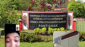 Napi di Lapas Pontianak Diduga Tipu Warga Palangkaraya Rp400 Juta Lewat Modus Lelang