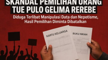 Skandal Pemilihan Urang Tue di Pulo Gelima Tripe Jaya: Dugaan Manipulasi Data, Surat Domisili Palsu, dan Nepotisme, Warga Tuntut Pembatalan Hasil